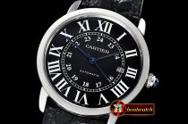Cartier Ronde Louis Cartier Date SS/LE Black Miyota 9015