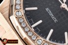 AP0364A - Royal Oak 15400 RG/RG Diam Black JHF M-9015/3120
