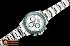Rolex Daytona 116500LN Grn CER/SS/SS Wht BLF A7750 A4130