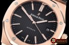 Audemars Piguet Royal Oak 15400 Wrapped RG/LE Black BP MY9015 Mod 3120