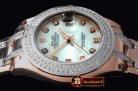 ROLMP020B - 2-Diam Bez RG MOP Wht/Diam Asian 2813