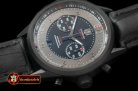 TAG0259 - Calibre 36 Flyback PVD/LE Grey/Black A-7750