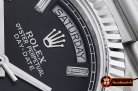 Rolex DayDate 228206 Flt SS/SS Black Diam BP Swiss 2836