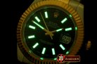 RDJ0255A - SS/YG TT Black Swiss Eta 2836/3135