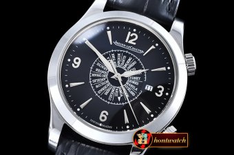 JAEGER LE COULTRE Master Memovax World Time SS/LE Black Asia 21J