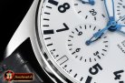 IWC Pilot Chrono "150 Years" 377725 SS/LE White ZF A7750