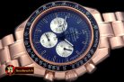 Best Replica Omega Speedmaster Snoppy RG/RG Blue OS20 Quartz