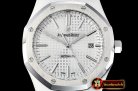 Audemars Piguet Royal Oak 15400 SS/SS White OMF 1:1 MY9015 Mod 3120