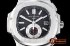 PP0200C - 5980 Nautilis Chrono SS/SS Black BP A-7750