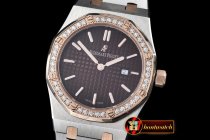 AP0356B - Royal Oak Ladies TT Brown S-Qtz