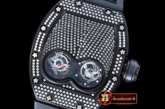 Richard Mille RM053 Pablo MacDonogh Tourb Diams PVD/VRU Blk A282