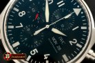 IWC0280 - 3777 Pilot Chrono Black 7750