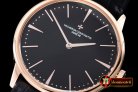 VC083C - Patrimony RG/LE Black - Swiss 7045 Manual H/W