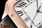 Cartier Santos De Cartier 2018 Ladies RG/LE Wht Swiss Qtz