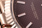 RDD0195D - DayDate 228206 RG/RG Brown Stick BP Swiss 2836