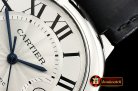 Cartier Balon Bleu Mens 42mm SS/LE White JF MY9015 Mod