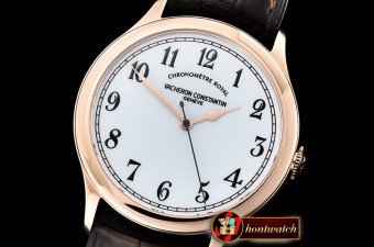 VACH. CONSTANTINE Historiques Chronometre Royal 1907 RG/LE Wht MY9015