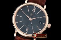 IWC Portofino Automatic 37mm RG/LE Blk/Diam MKF MY9015
