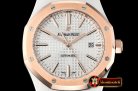 Audemars Piguet Royal Oak 15400 RG/SS White OMF 1:1 MY9015 Mod 3120