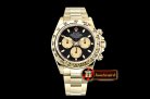 Rolex Daytona 116518 YG/YG Black/Stk ARF V2 A4130 Mod