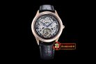 JL091 - Master Skeleton Tourbillon RG/LE Black Flying Tourbillon