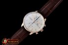 IWC0305 - Portuguese Chrono RG/LE Wht A-7750 New Improved
