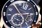 Cartier Calibre de Cartier Diver RG/NY/RU Blue TF MY8205 Mod