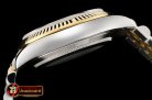 Rolex DateJust 36mm Jub Flt YG/SS White/Stick BP A2813