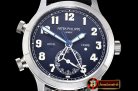 Patek Philippe Calatrava Pilot Travel Time 5524 SS/LE Blue GRF MY9015