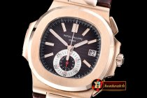 PP0202D - 5980 Nautilis Chrono RG/LE Brown BP A-7750