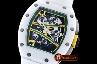Replica Richard Mille RM061-01 Yohan Blake TZP White Cer Green C