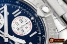 Breitling Avenger II Chronograph 43mm SS/SS Blue GF A7750