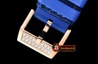 Franck Muller Vanguard Mens V45 Diams RG/LE/RU Blue Diam ABF A2824