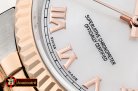 Rolex Datejust Man DJ 36mm Jub Flt RG/SS White MOP Roman BP A313