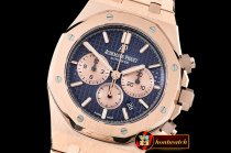 Audemars Piguet Royal Oak Chronograph 26331ST RG/RG Blue OMF A7750