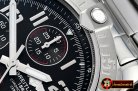 Breitling Avenger II Chronograph 43mm SS/SS Black GF A7750