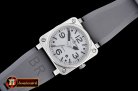 Replica BELL & ROSS BR03-92 SS/RU Grey/Black Miyota 9015