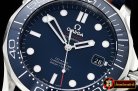 Omega Seamaster Diver 300m Co-Axial Cer SS/NY Blue BP A2836