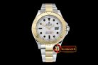 Rolex YachtMaster 116613 40mm 904L YG/SS White GMF A3135