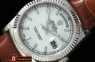 Replica Rolex DayDate Fluted White SS/LE Asian Eta 2836