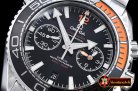 Omega P-Ocean Chrono Org Bez SS/SS JHF Blk A7750 Mod9900