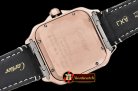 Cartier Santos De Cartier 2018 Ladies RG/LE Wht Swiss Qtz