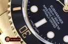 Rolex Submariner 116618 YG/YG Black BP Ult A3135 Mod