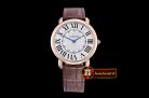 Replica Cartier Ronde Louis Cartier No Date RG/LE White Asia HW