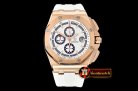 Audemars Piguet ROO Le Byblos Saint-Tropez RG/RU White JF A3126 Mod