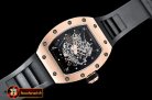 Richard Mille RM035-02 Americas RG/RU Blk Skele Blk KVF MY8215 Mod