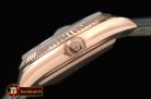 Replica Rolex DayDate Fluted Brown Diam RG/LE Asian 2836