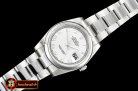 Rolex Datejust Man DJ 36mm Oyst Dome SS/SS Wht Roman ARF A3135