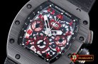 Replica Richard Mille RM011 Marcus - Ti DLC - 10 LE FC/NY Black/