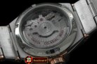 OMG0352B - Double Eagle Ladies Auto SS/RG Brown Diamonds J-Miyot